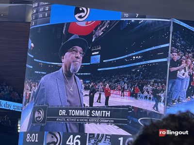 'Black Power salute' Olympian Tommie Smith honored on MLK Day (photos)