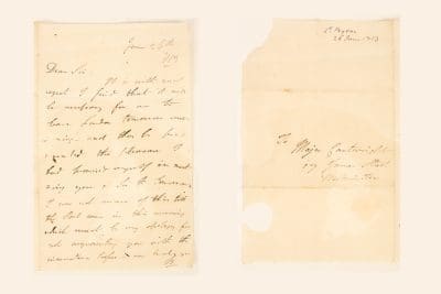 The rare letter from Lord Byron. CHORLEY'S VIA SWNS.