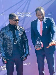 Usher immortalized on the Black Music and Entertainment Walk of Fame