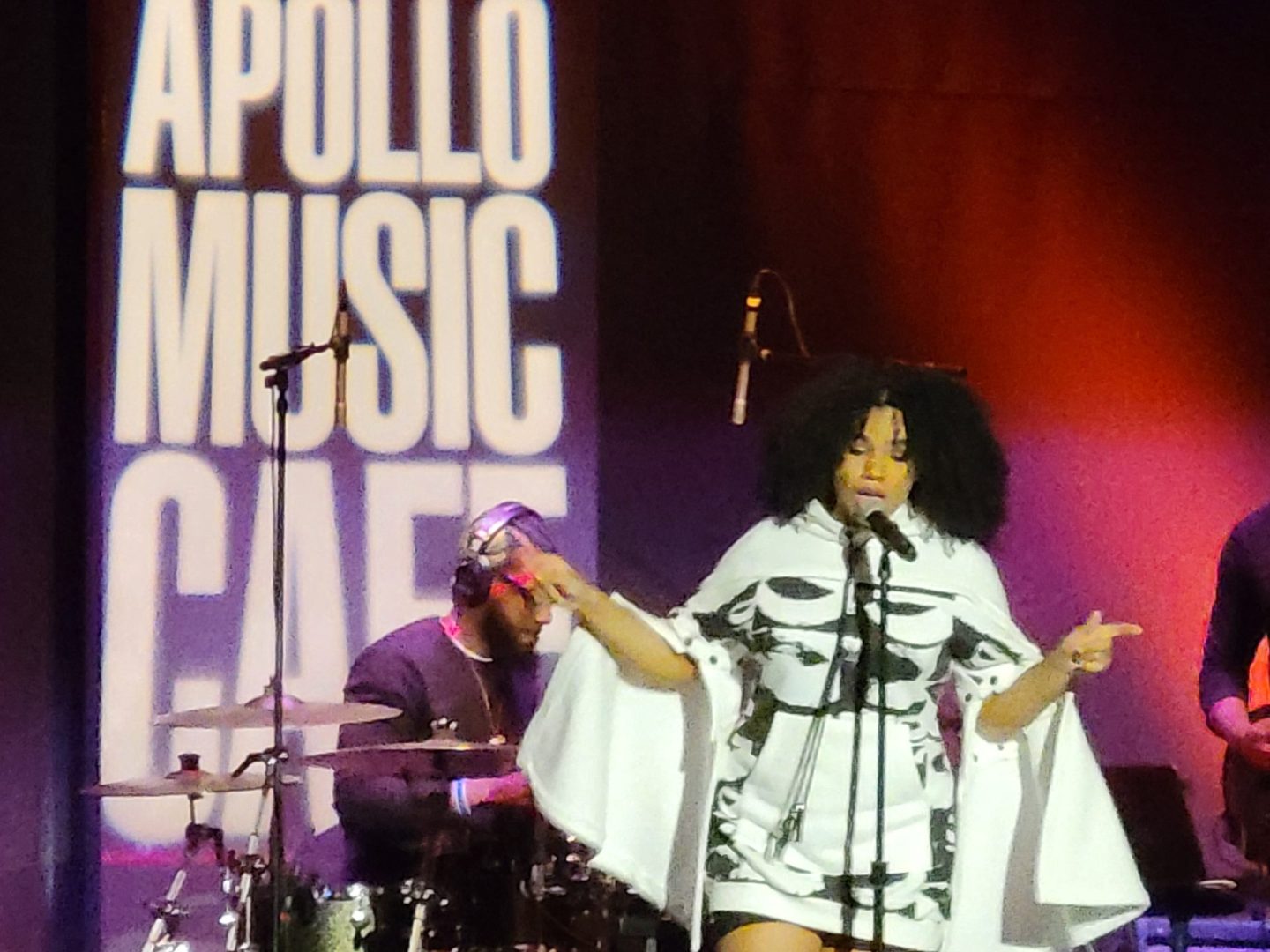 Wé Ani performs as part of the Apollo Music Cafe series at the Apollo Theater. (Photo by Derrel Jazz Johnson for rolling out.)