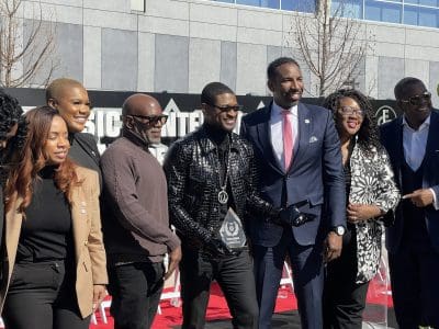 Usher immortalized on the Black Music and Entertainment Walk of Fame