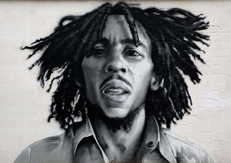 An illustration of Bob Marley