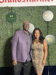 Magic Johnson shows out at Mt. Rushmore Super Bowl bash for charity (photos)