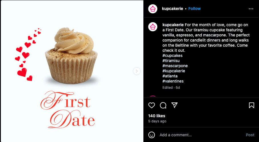 Kupcakerie offering the ultimate Valentine's date night