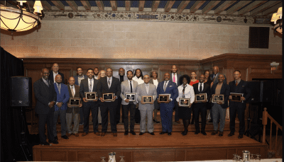 37th Annual National Black Supplier Conference graduates and Dr. Forrest Carter (left) and Dr. Ken Harris (first row, second left).