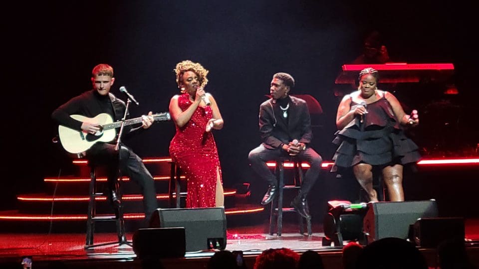 Ledisi performs on her The Good Life tour at NJPAC in Newark, New Jersey. (Photo by Derrel Jazz Johnson for rolling out.)
