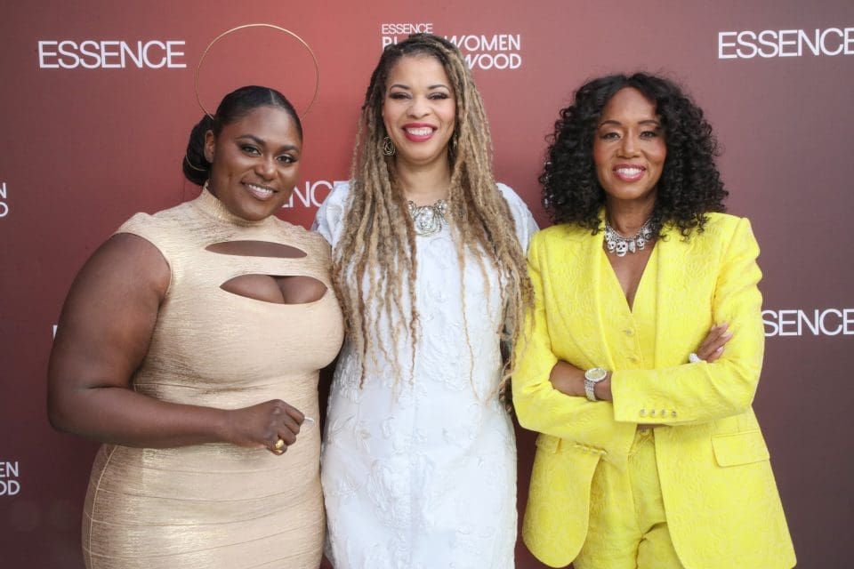 Three of the four honorees pictured: (L-R) Danielle Brooks, Nkechi Okoro Carroll, and Kathryn Busby