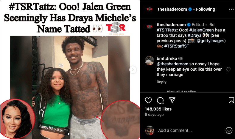 NBA star Jalen Green talks about his reported 'baby' with Draya Michele