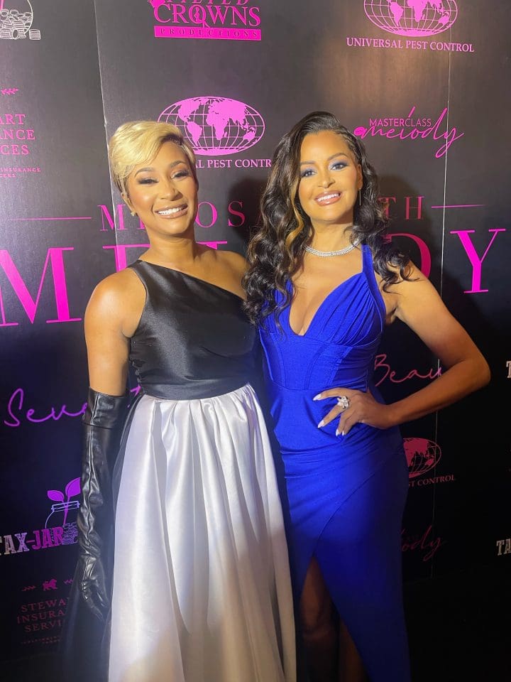 Melody Shari and Claudia Jordan 