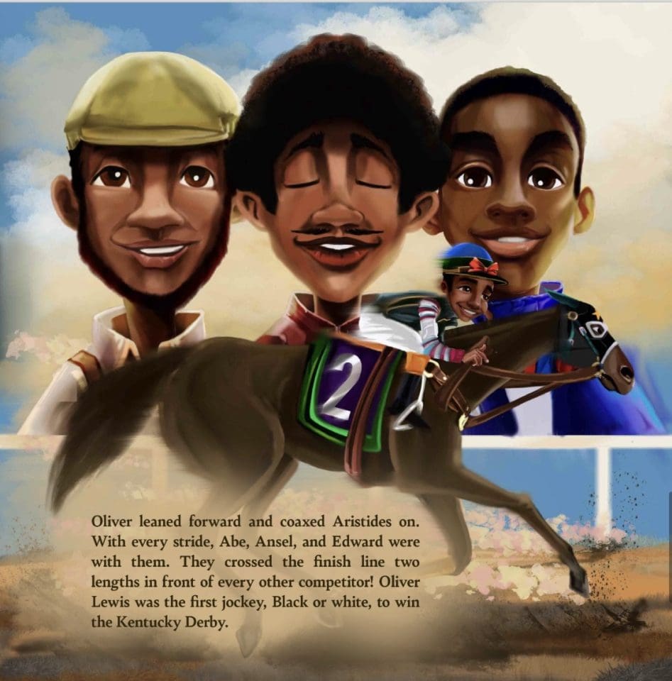 Artist Lorin Chasar illustrates Black history connected to the Kentucky Derby