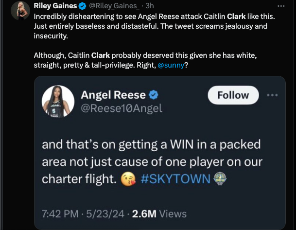 Angel Reese takes a shot at Caitlin Clark and the mass media frenzy (videos)