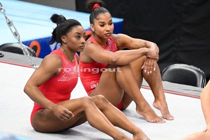 Simone Biles and Jordan Chiles