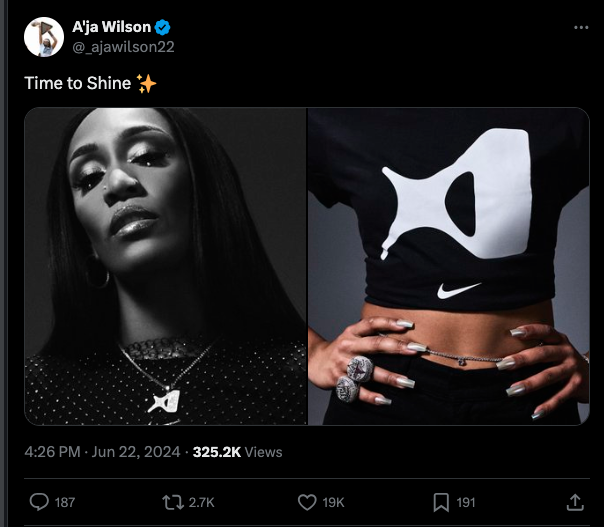 A'ja Wilson's official Nike logo finally unveiled (photos)