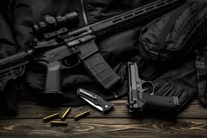 Guns (Photo by: Shutterstock.com/SolidMaks)