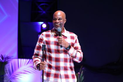 Chris Spencer performs onstage during BET Experience presented by Walmart - Chris Spencer Presents: Chris Spencer Feat. Tiffany Haddish at The Miracle Theater on June 28, 2024 in Inglewood, California. (Photo by Leon Bennett/Getty Images for BET)