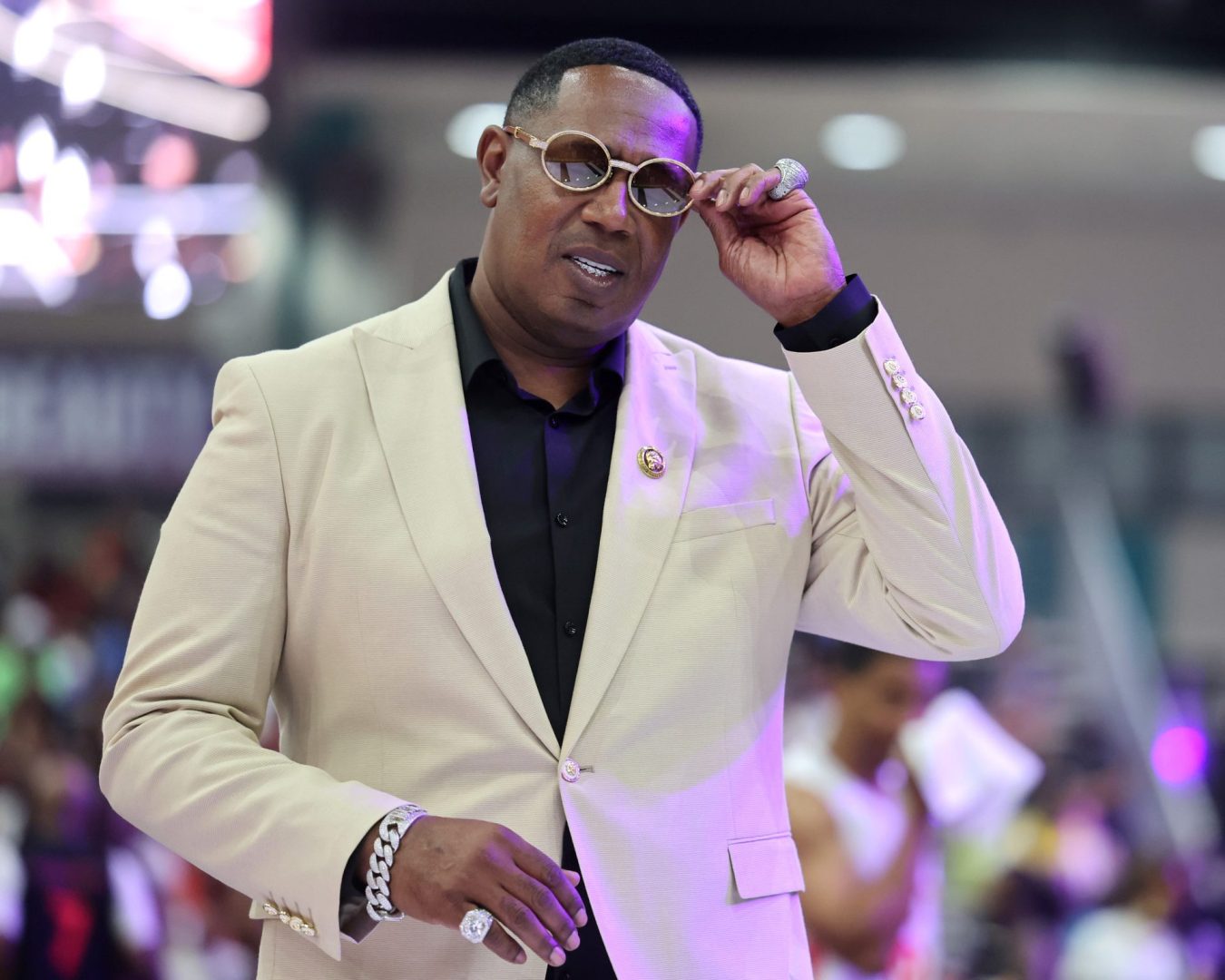 LOS ANGELES, CALIFORNIA - JUNE 29: Master P attends the BET Experience Celebrity Basketball Game on June 29, 2024 in Los Angeles, California. (Photo by Randy Shropshire/Getty Images for BET)