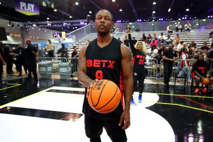 LOS ANGELES, CALIFORNIA - JUNE 29: Tank attends the BET Experience Celebrity Basketball Game on June 29, 2024 in Los Angeles, California. (Photo by Leon Bennett/Getty Images for BET)