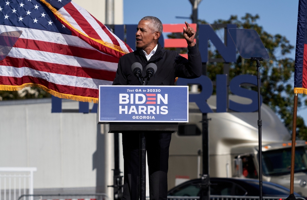 former black president Barack Obama