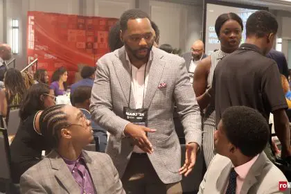 ESPN stars Malika Andrews, Elle Duncan prioritize mentoring at NABJ (photos)