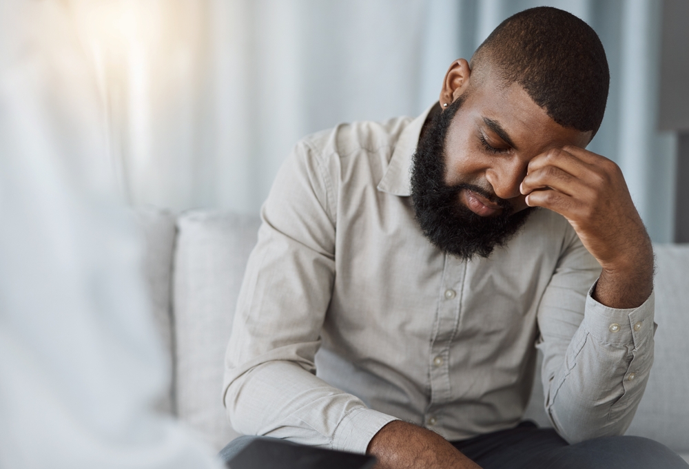 Why men want to cry but are afraid to show emotions