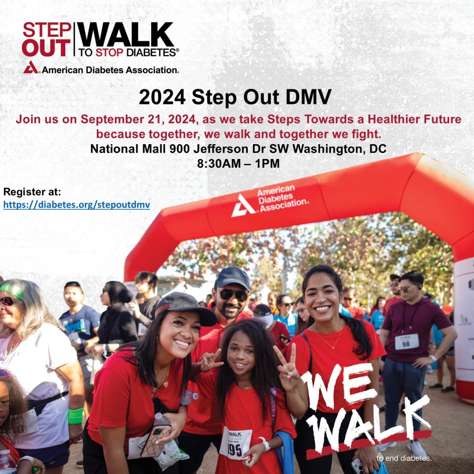 American Diabetes Association's Step Out: DMV returns on Sept. 21