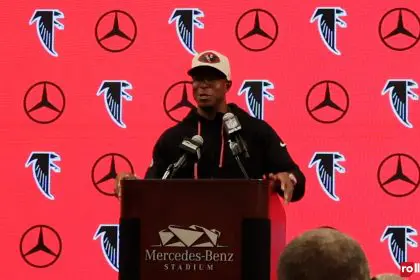 Falcons coach Raheem Morris