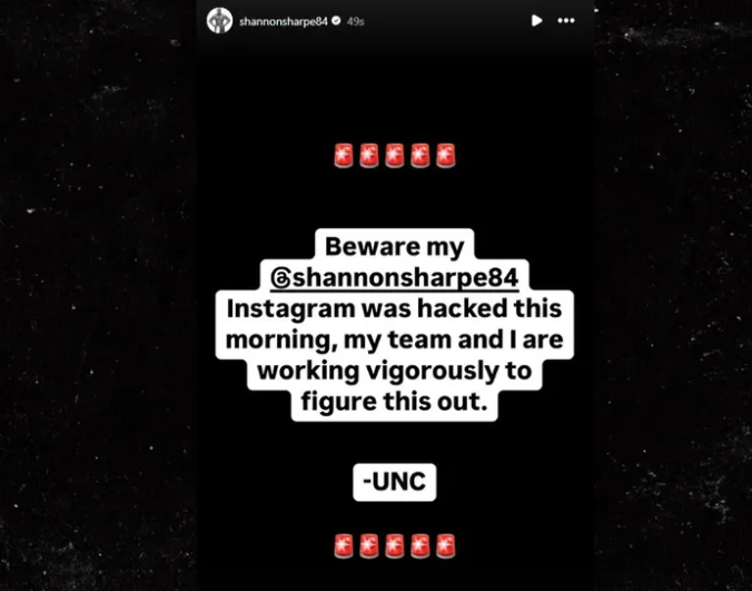 Shannon Sharpe's Instagram account releases sex tape, claims he was hacked