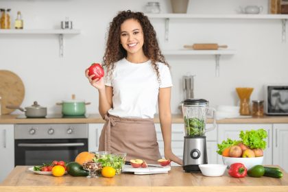 fruits smoothies in the kitchen