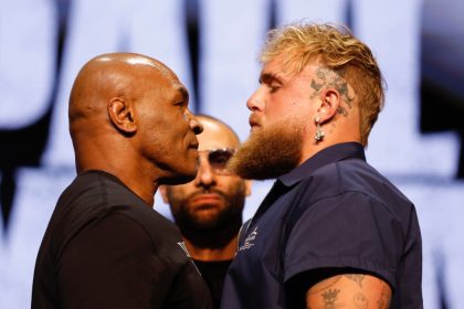 Jake Paul and Mike Tyson