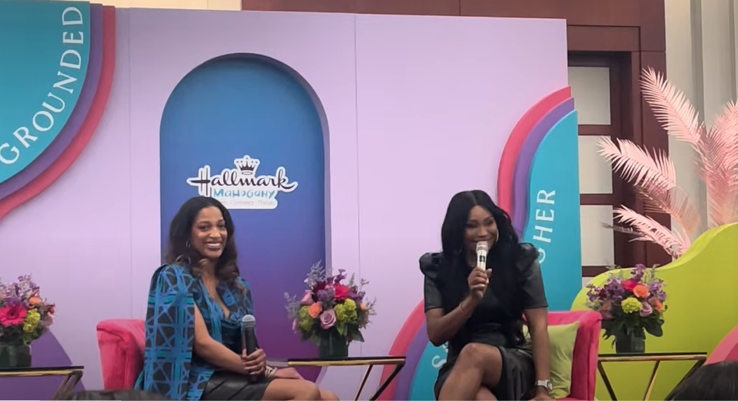 Cynthia Bailey's fireside chat with Hallmark Mahogany Vice President Alexis Kerr