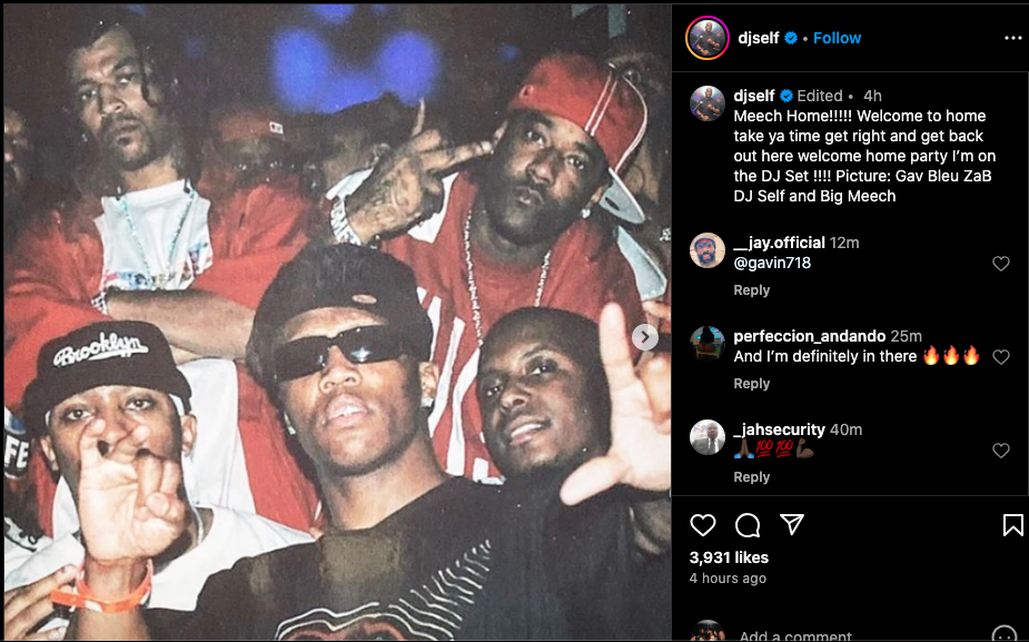 Hip-hop stars celebrate BMF founder Big Meech being released from prison