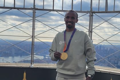 2024 TCS New York City Marathon winner Abdi Nageeye (Photo by Derrel Jazz Johnson for rolling out)