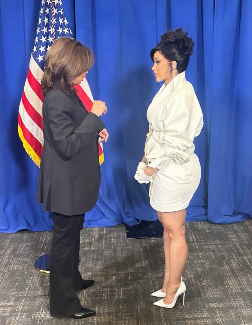 Vice President Kamala Harris and Cardi B