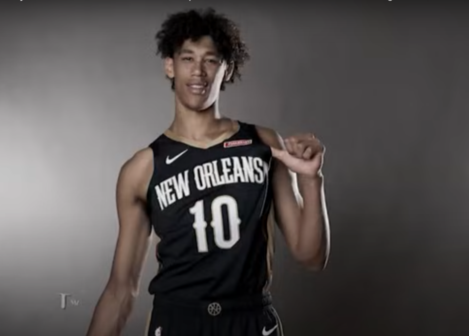 NBA player Jaxson Hayes