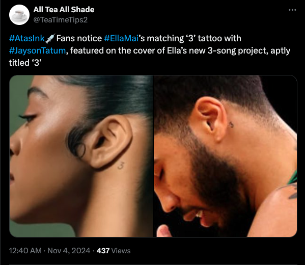 Ella Mai and Jayson Tatum flaunt their love in a unique way (video)