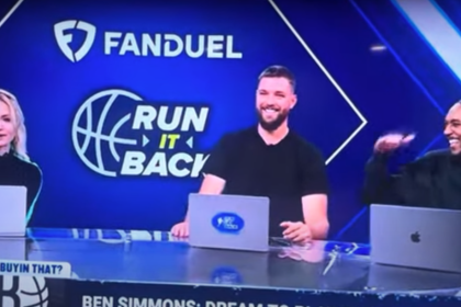 Michelle Beadle, left, host of 'Run it Back' on FanDuel TV