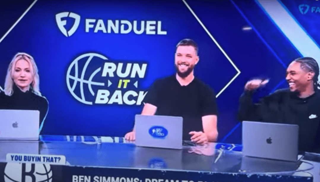 Michelle Beadle, left, host of 'Run it Back' on FanDuel TV