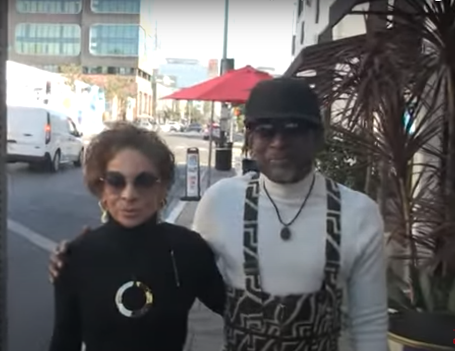 Jasmine Guy and T.C. Carson