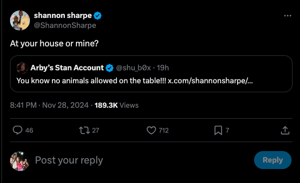 Shannon Sharpe fires back at fans who decry a dog at his dinner table (video)