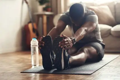 black man, working out, workout