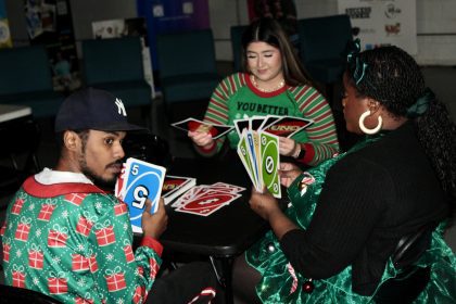 Grinch vs. Santa: a night of ugly sweaters, games and holiday fun