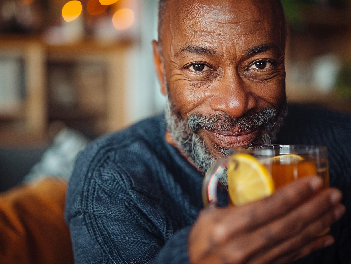 lemon ginger herbal tea