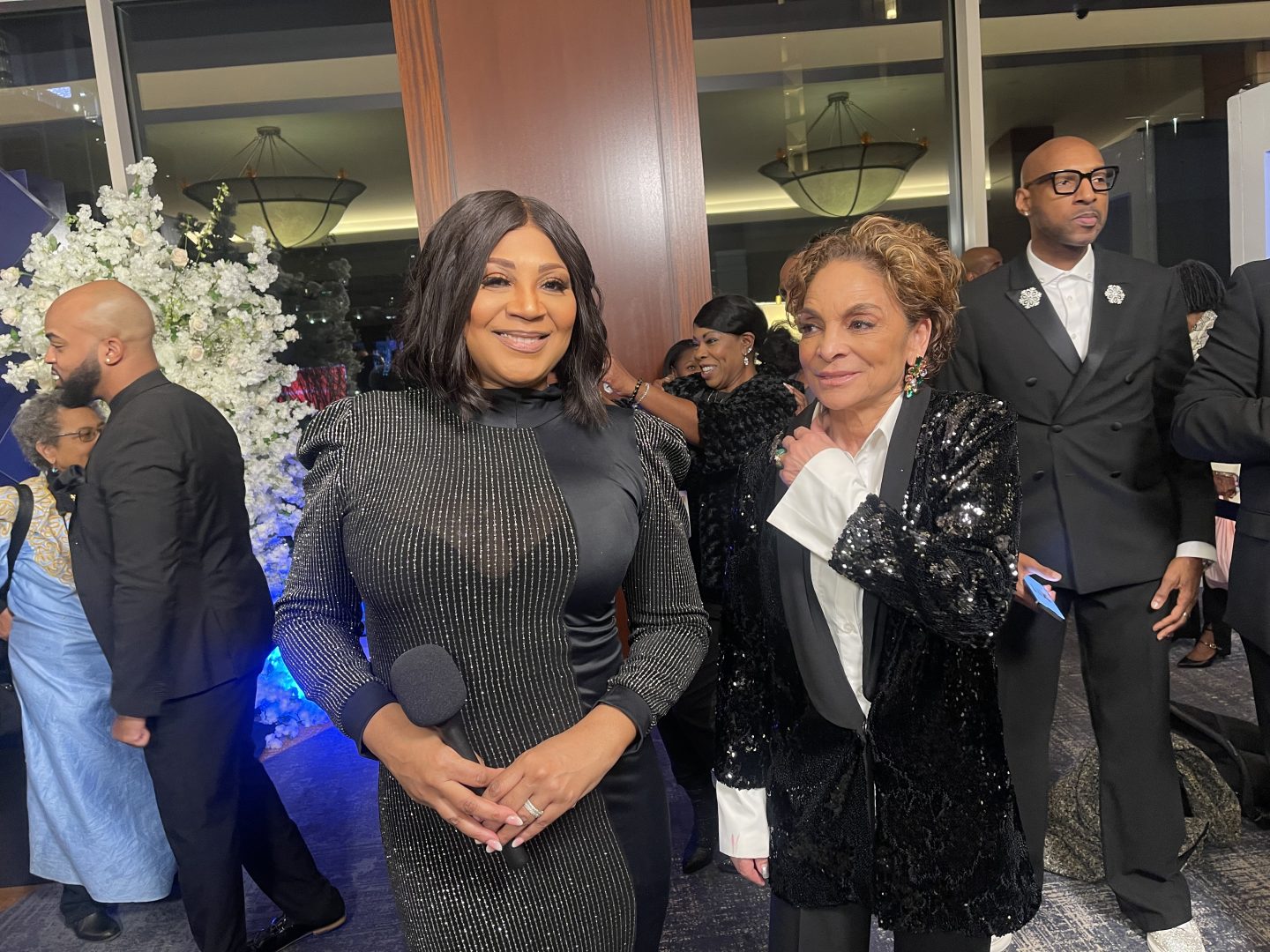 Singer Trina Braxton and actress Jasmine Guy (Photos by Terry Shropshire for rolling out)