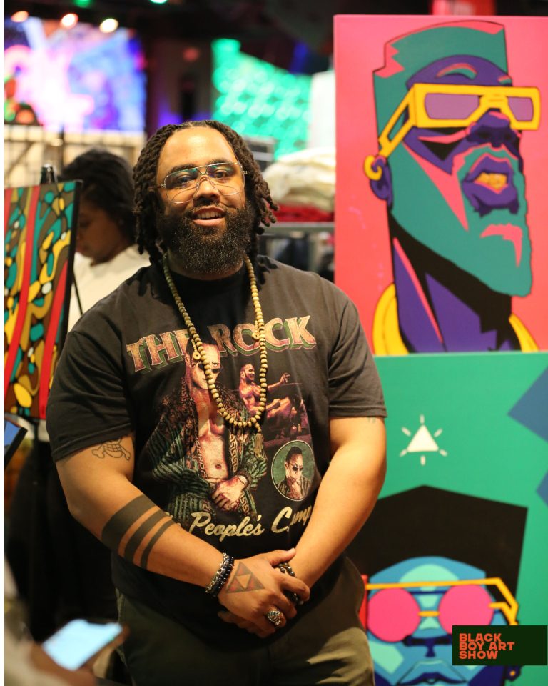 Joshua Love is the cultural visionary behind Black Boy Art Show