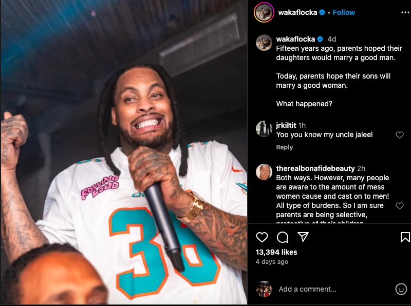 Fans torch Waka Flocka over question about boys and girls