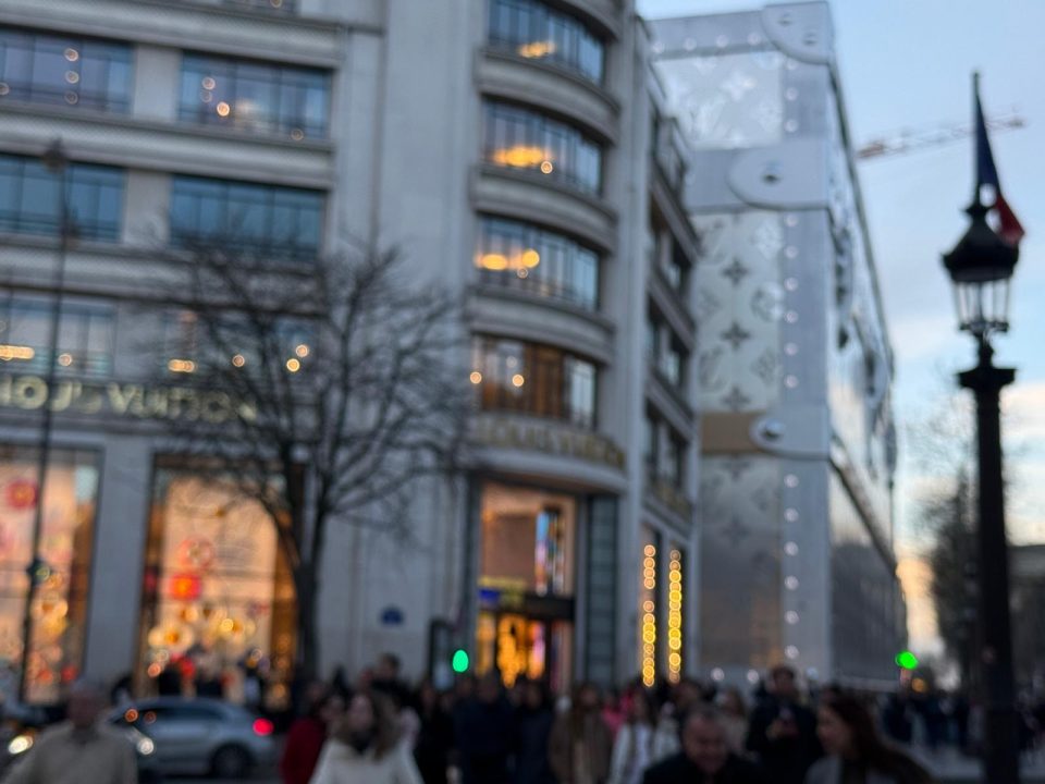 Paris in winter is wonderland along the Champs-Élysées