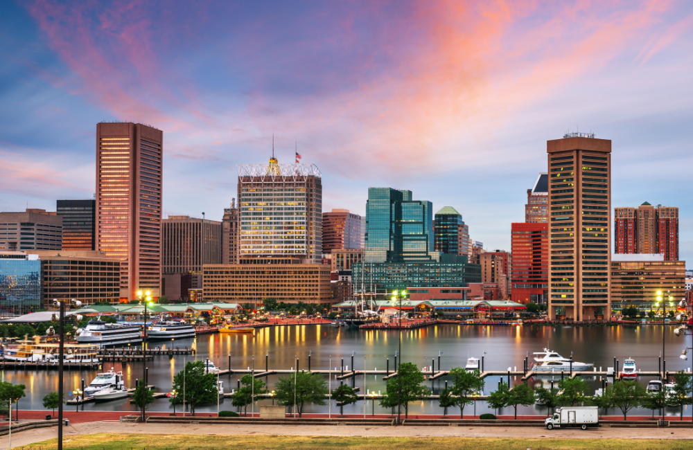 Cities, America, Maryland