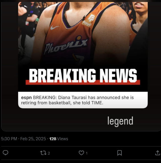 WNBA icon Diana Taurasi retires