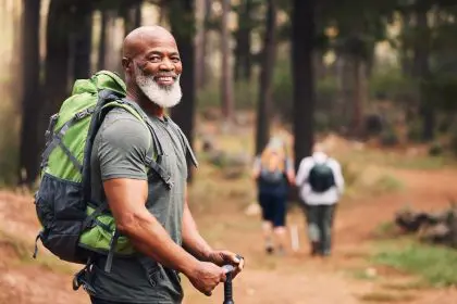 fitness with a backpack