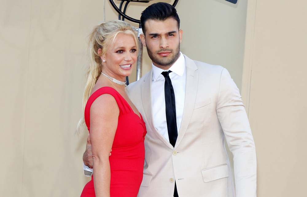 Sam Asghari and Britney Spears